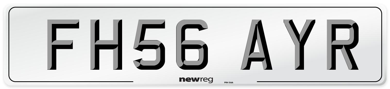 FH56 AYR Number Plate from New Reg